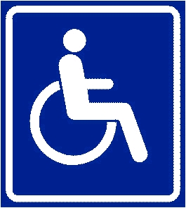 广州反光标牌-残疾人指示牌
